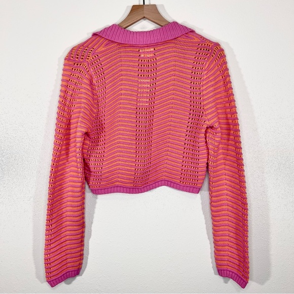 NWT Cotton On Cropped Crochet Cardigan - Picture 2 of 5